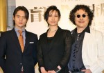 『唐版 滝の白糸』に出演する　（左から）窪田正孝、大空祐飛、平幹二郎