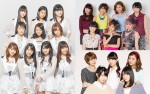 ハロプロ祭り「ひなフェス」に出演するモーニング娘。’14（左）、Berryz工房（右上）、℃-ute（右下）