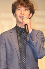 岡田将生、『オー！ファーザー』完成披露試写会にて