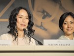 カンヌ国際映画祭に登場した河瀬直美監督、吉永淳　