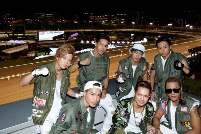 大井競馬場でプレミアムライブを開催した、三代目 J Soul Brothers