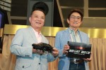 野島昭生、ささきいさお『ナイトライダー コンプリート ブルーレイBOX』発売発表アテレコ取材にて