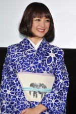 安達祐実、『花宵道中』舞台挨拶にて