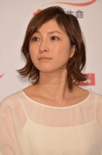 広末涼子、『はなちゃんのみそ汁』製作発表記者会見にて