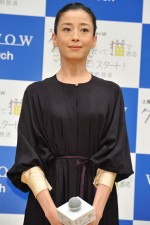 宮沢りえ、『グーグーだって猫である』完成披露試写会にて