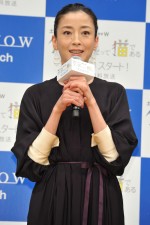 宮沢りえ、『グーグーだって猫である』完成披露試写会にて