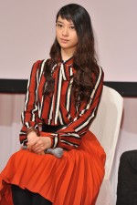 武井咲、『すべてがFになる』制作発表＆完成披露試写会にて