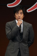 『風に立つライオン』完成披露試写会に出席した大沢たかお