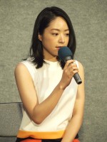 『花燃ゆ』第18回完成披露試写会に出席した井上真央