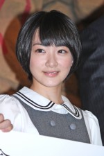 生駒里奈、「NARUTO－ナルト－展」プレス内覧会にて