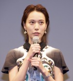 連続ドラマW『予告犯‐THE PAIN‐』完成披露試写会に登場した戸田恵梨香