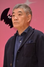 『恋するヴァンパイア』完成披露試写会に出席した柄本明