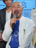 舞台『攻殻機動隊ARISE』出演者発表会見に出席した塾一久（荒巻大輔役）