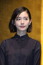 中村ゆり、『煙霞‐Gold Rush‐』第一話完成披露試写会にて