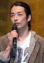 森山未來、『煙霞‐Gold Rush‐』第一話完成披露試写会にて