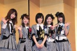 『あさが来た』主題歌アーティスト発表会に出席したAKB48のメンバー