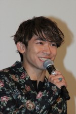 『攻殻機動隊 新劇場版』完成披露上映会・舞台挨拶に登場したNAOTO（EXILE／三代目Ｊ Soul Brothers）