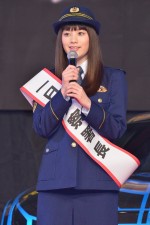 製作発表会見に登場した筧美和子