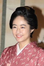 井上真央、『花燃ゆ』奥御殿編スタジオ取材会にて