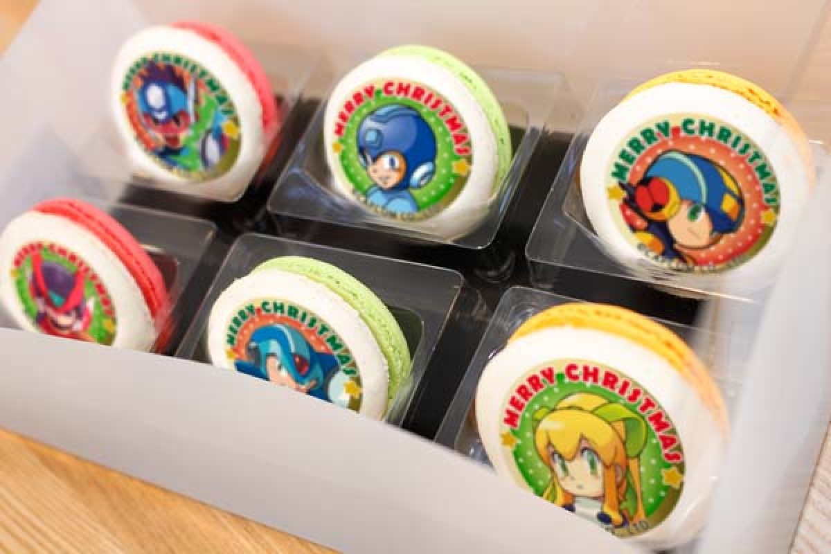 「モンハン」＆「ロックマン」がクリスマスケーキに！ マカロンセットも販売