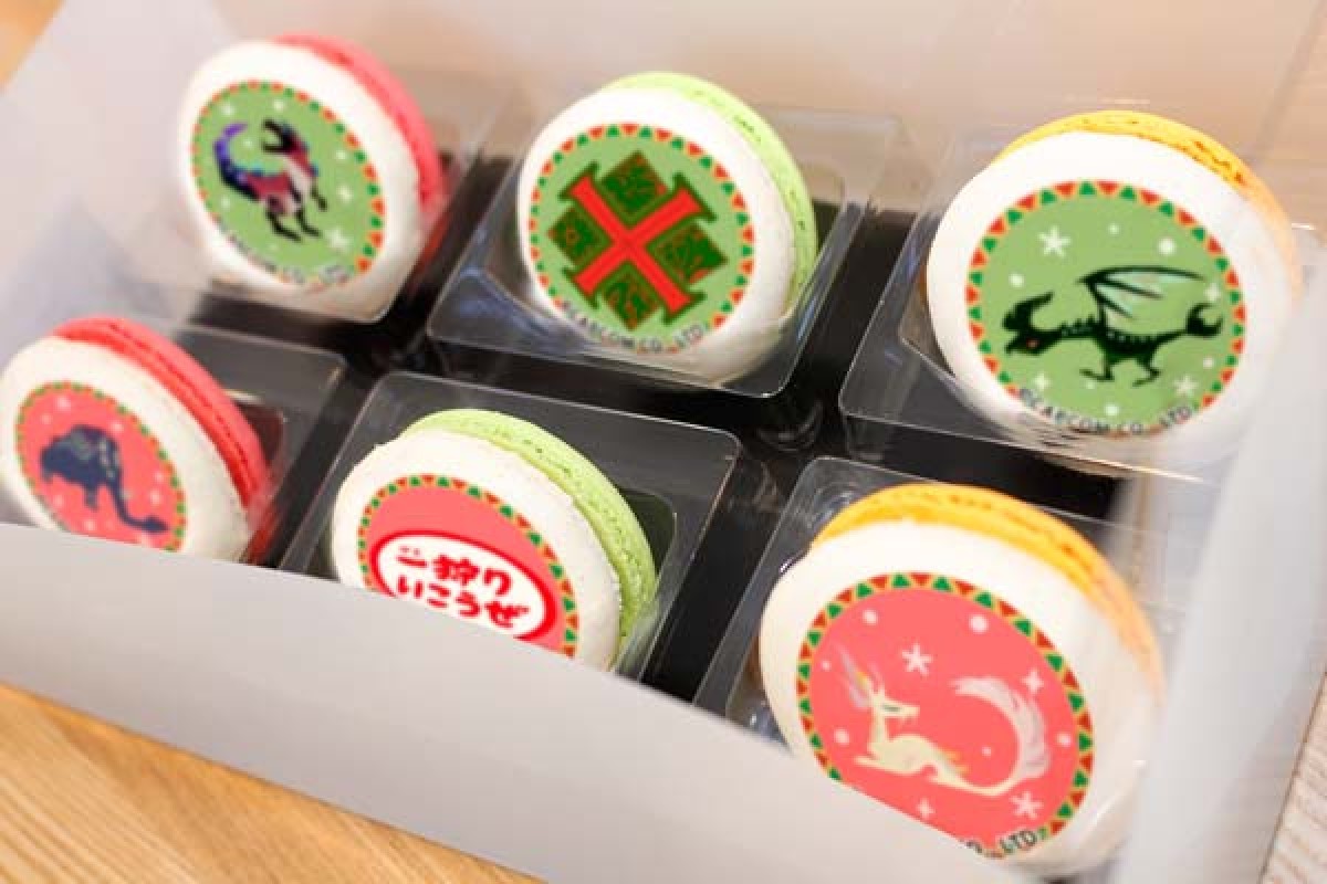 「モンハン」＆「ロックマン」がクリスマスケーキに！ マカロンセットも販売