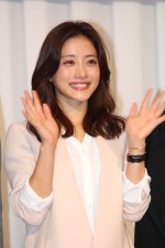 石原さとみ、『5→9～私に恋したお坊さん～』制作発表会にて