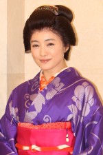 仲間由紀恵、舞台『放浪記』囲み取材会にて