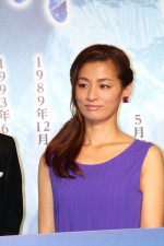 『エヴェレスト 神々の山嶺』完成報告会見に出席した尾野真千子