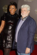 ジョージ・ルーカス夫妻、『スター・ウォーズ／フォースの覚醒』LAプレミアにて