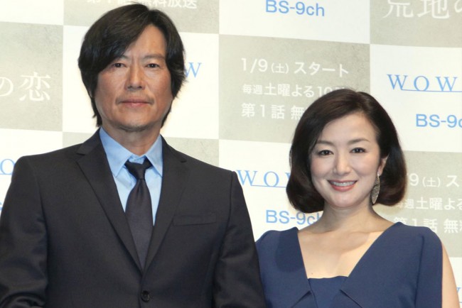 豊川悦司、鈴木京香、『連続ドラマW 荒地の恋』特別試写会にて