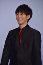 映画『パディントン』日本語吹替版完成披露試写会に登壇した松坂桃李