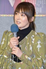 『吉原裏同心～新春吉原の大火～』試写会に登場した貫地谷しほり