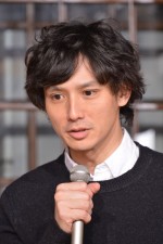 安藤政信、『恋の三陸 列車コンで行こう！』取材会にて