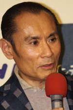 片岡鶴太郎、『インディゴの恋人』試写会にて