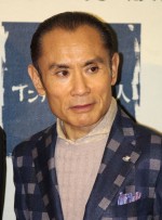 片岡鶴太郎、『インディゴの恋人』試写会にて