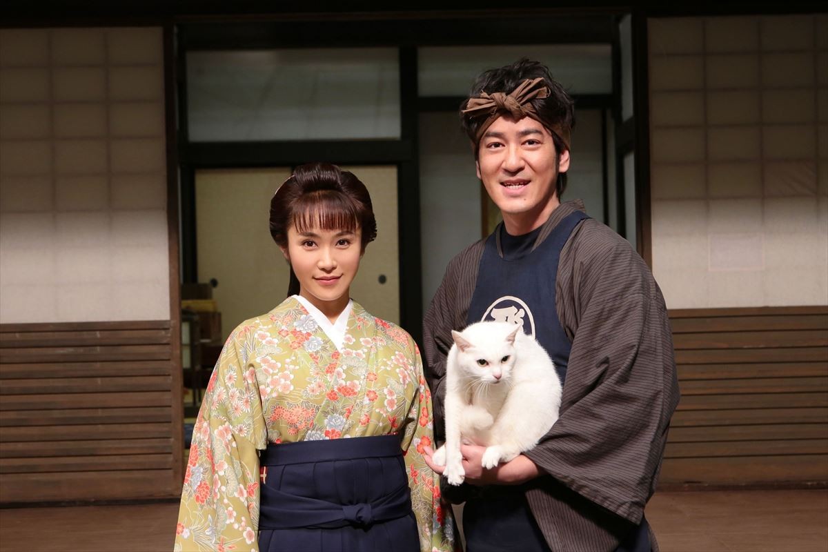 『猫侍』SPドラマにココリコ田中、山口紗弥加が出演！玉之丞の激萌え写真も一挙公開