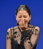 長澤まさみ、『グッドモーニングショー』完成披露試写会にて