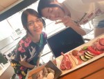 川島海荷とSKE48・松井珠理奈が2人だけのBBQ