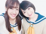 前田希美と生駒里奈、キュートな制服ショット　3日ぶり再会に「会いたかったぁ～」