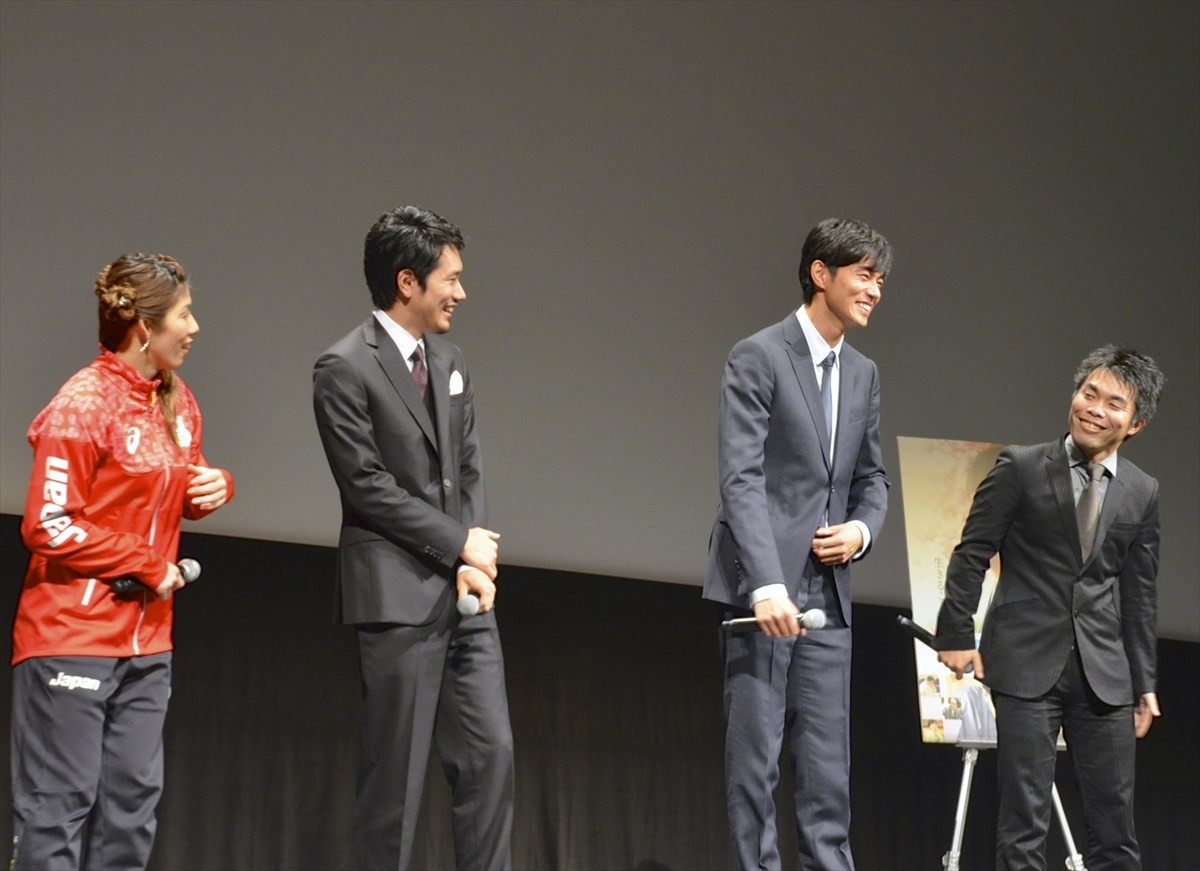 ＜TIFF2016＞松山ケンイチ、吉田沙保里らメダリストの祝福に感激！「異種格闘技戦のような時間」