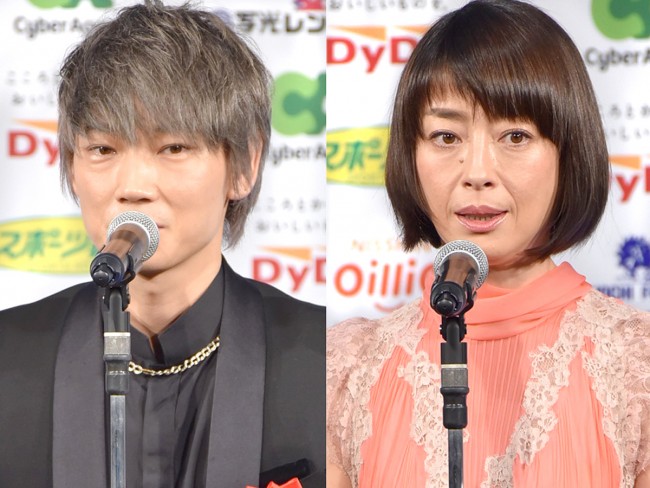 助演男優賞の綾野剛と主演女優賞の宮沢りえ