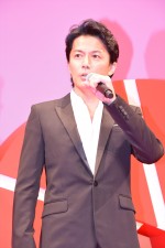 福山雅治、『SCOOP!』完成披露試写会にて