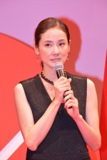 吉田羊、『SCOOP!』完成披露試写会にて