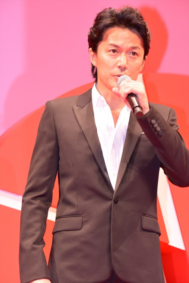 福山雅治、『SCOOP!』完成披露試写会にて