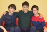 『男子旅』レギュラー放送1回目に出演する矢野聖人、竹内涼真、福山康平