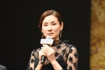 『ボクの妻と結婚してください。』完成披露試写会に登場した吉田羊