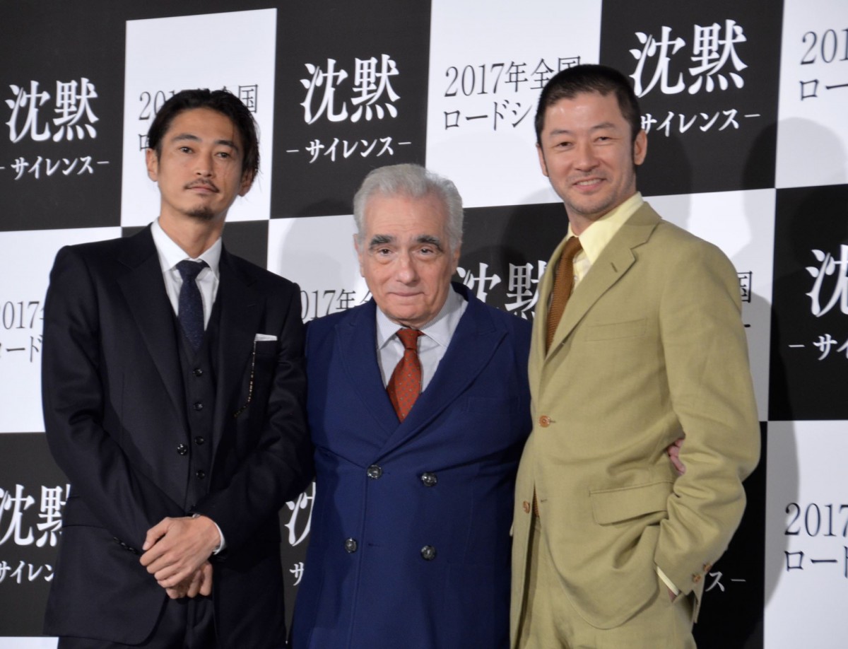 窪塚洋介＆浅野忠信、M・スコセッシ監督の変わらぬ情熱に感嘆！