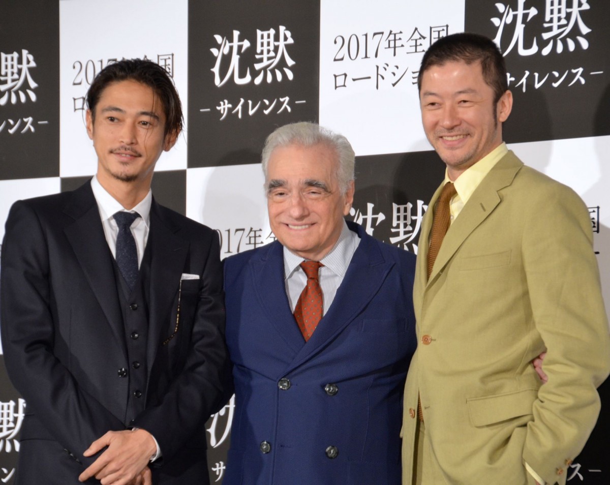 窪塚洋介＆浅野忠信、M・スコセッシ監督の変わらぬ情熱に感嘆！