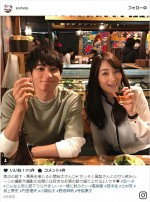 小関裕太、“先輩”高梨臨とサシ飲みショット　「好きなお酒の話」で盛り上がり中？