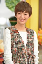 『王様のブランチ』新MC＆レギュラー囲み会見に出席した佐藤栞里